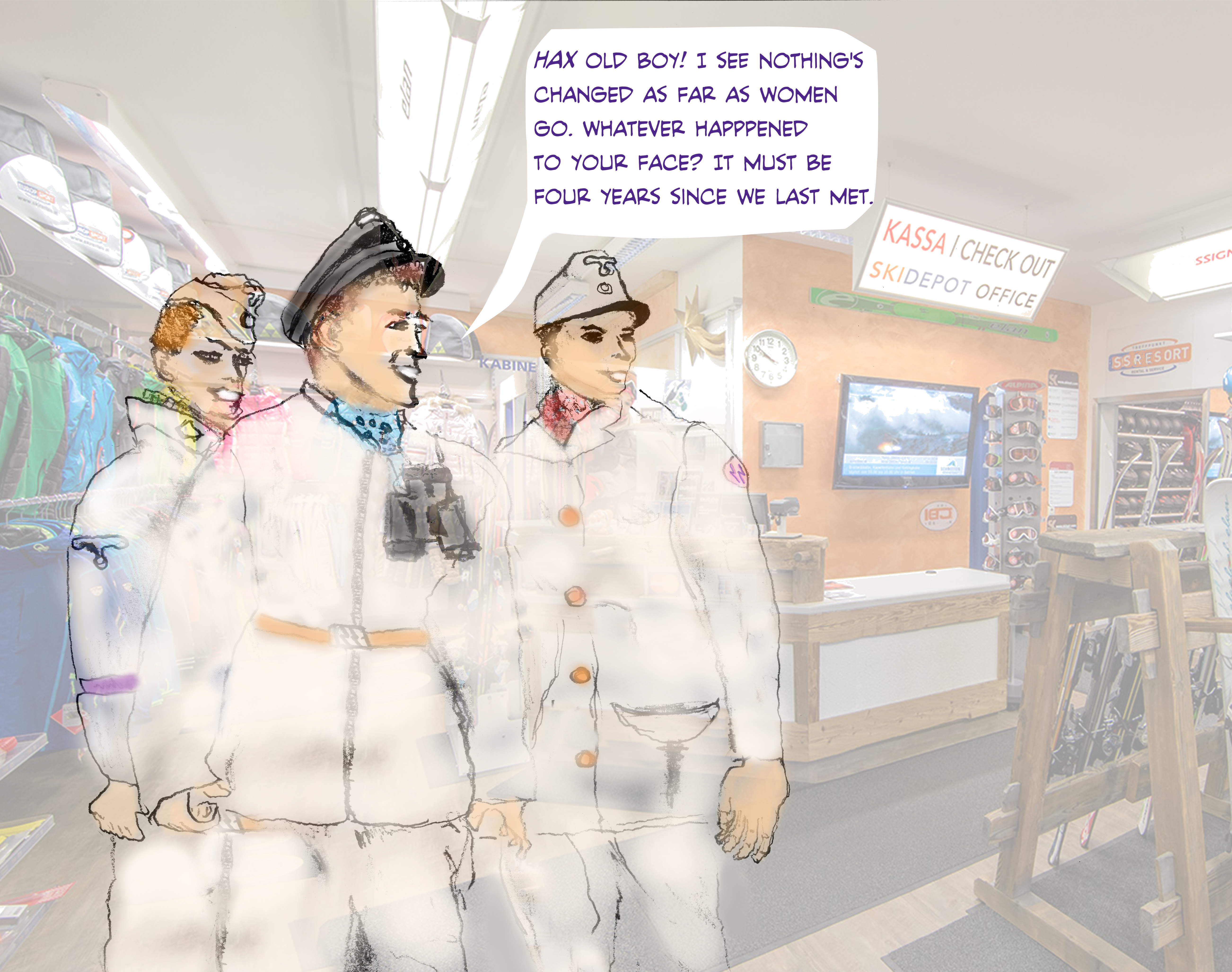 alt=&quot;Gus Lantschner, Franz Pfnur and Roman Worndle 1936 Winter Olympic Germany SS Scharfuhrer&quot;