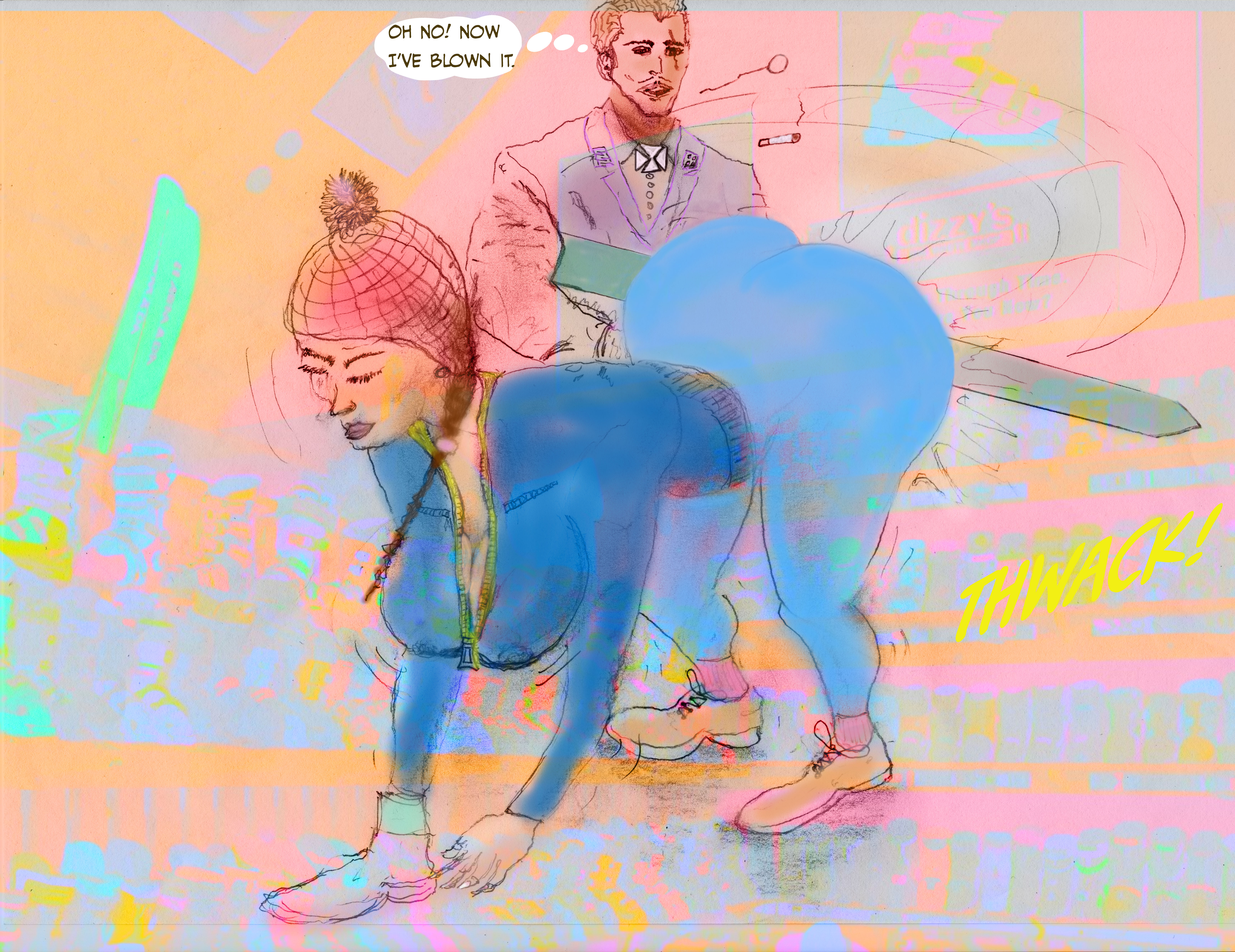 alt=&quot;Seegrubbe Ski-shop Innsbruck Ski-Bunny gets her bottom smacked&quot;
