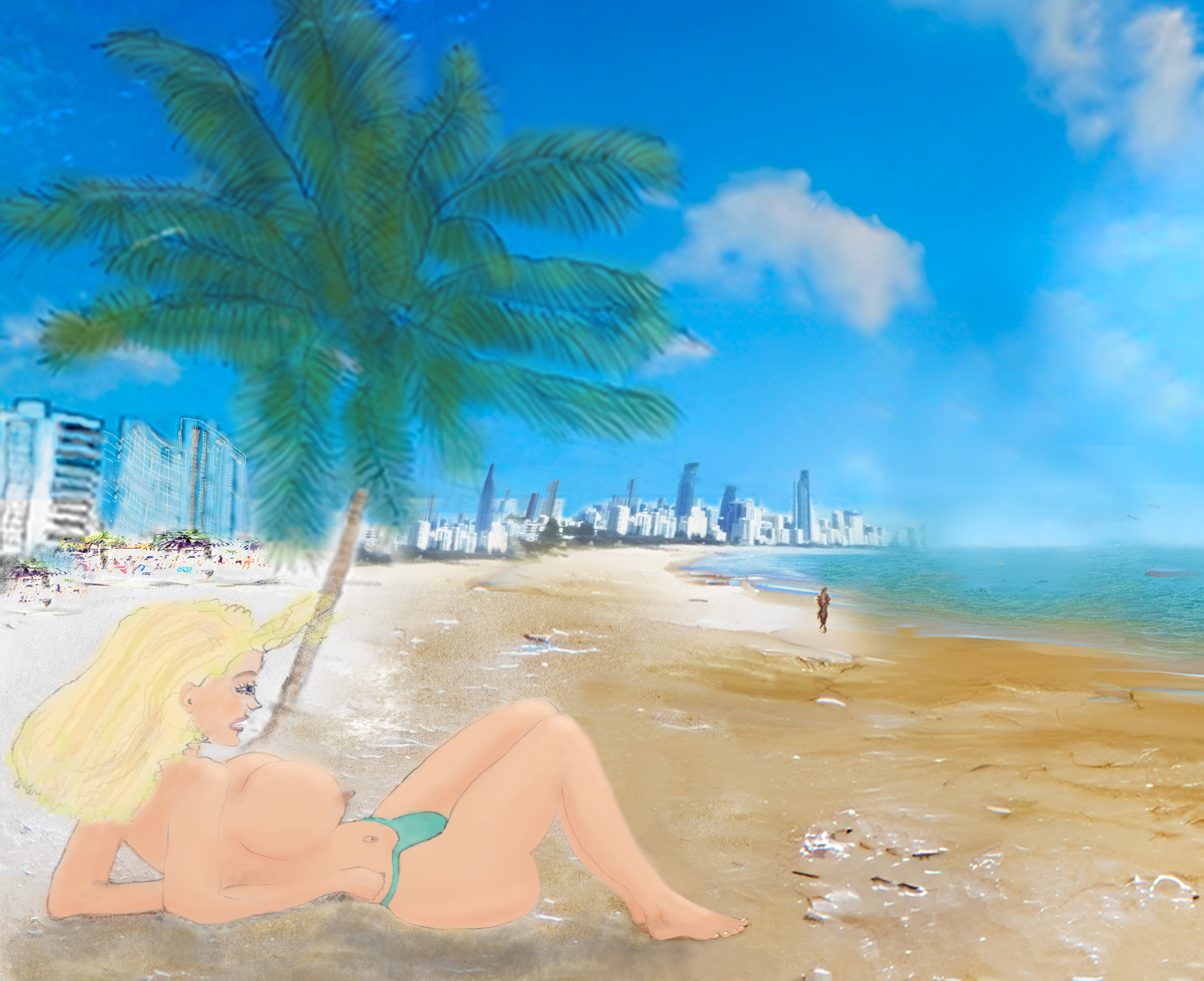 alt=&quot;TJ! Surf City by SJ Lorimar 2025 for Dice Comics&quot;