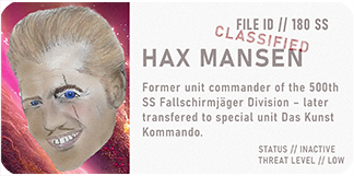 Major Hax Anton Mansen 1st SS Panzer Division Leibstandarte SS Adolf Hitler
